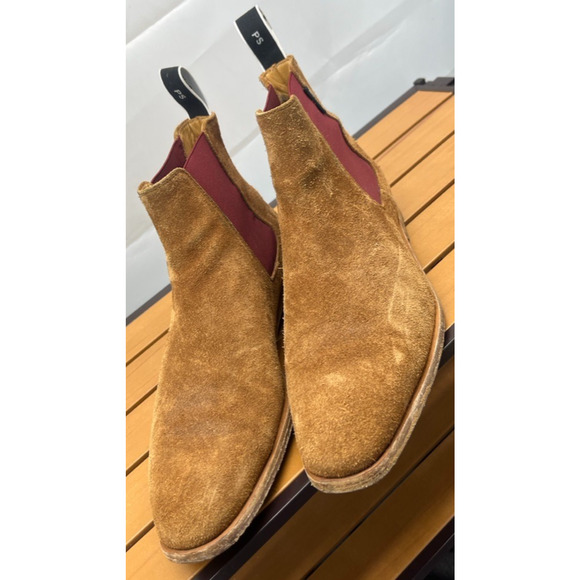 Paul Smith Gerald Light Brown Suede Chelsea Boots Shoes Men\'s UK 7 US 8 EU 41 main image 6